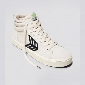 Cariuma High Top Canvas Skate CATIBA PRO Damske Čierne | 83126-AHEZ