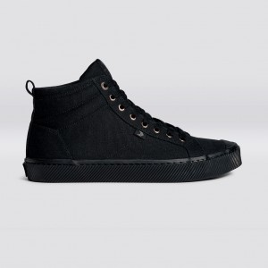 Cariuma High Top Canvas Vegan OCA HIGH Damske Čierne | 12450-MQLK