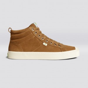 Cariuma High Top Suede OCA HIGH Damske Camel | 42839-MQTS