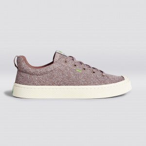 Cariuma Low Top Bamboo Weave Knit Vegan IBI Panske Stone Blush | 58196-PADL
