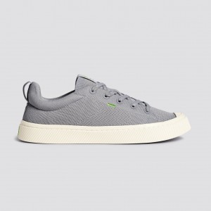 Cariuma Low Top Bamboo Weave Knit Vegan IBI Panske Svetlo Siva | 39672-ZVTJ