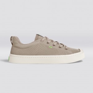 Cariuma Low Top Bamboo Weave Knit Vegan IBI Damske Béžové | 92841-UVLX