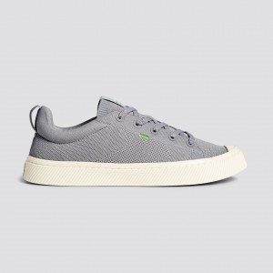 Cariuma Low Top Bamboo Weave Knit Vegan IBI Damske Svetlo Siva | 08635-EROI