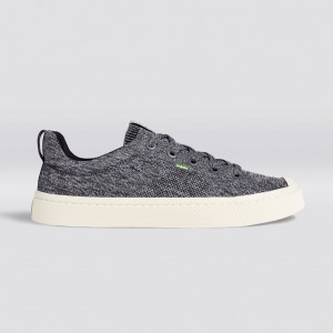 Cariuma Low Top Bamboo Weave Knit Vegan IBI Panske Siva | 05812-OIKD