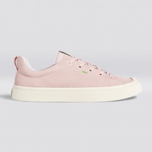 Cariuma Low Top Bamboo Weave Knit Vegan IBI Panske Ruzove | 85314-GAXT