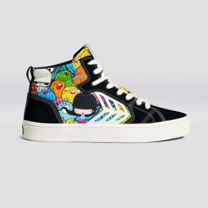 Cariuma Low Top Canvas CATIBA PRO Panske Čierne | 59381-ZEWS