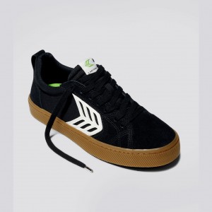 Cariuma Low Top Canvas Gum Sole CATIBA PRO Panske Čierne | 15037-LABC