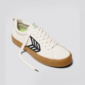 Cariuma Low Top Canvas Gum Sole Skate CATIBA PRO Damske Čierne | 29078-ZTDY