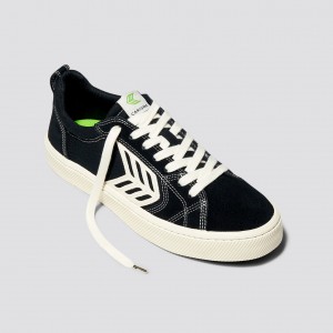 Cariuma Low Top Canvas Skate CATIBA PRO Damske Čierne | 79102-LYAZ