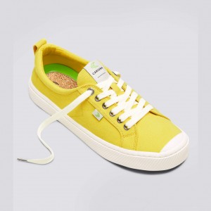Cariuma Low Top Platene Vegánske OCA LOW Panske Žlté | 71348-IACV