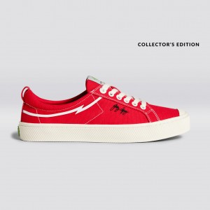 Cariuma Low Top Platene Vegánske OCA LOW Panske Červené | 81472-YSIP