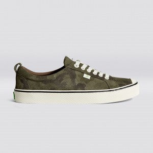 Cariuma Low Top Suede OCA LOW Panske Camouflage | 06413-DGFA