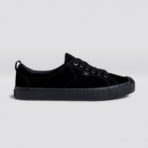 Cariuma Low Top Suede OCA LOW Panske Čierne | 86017-KJOR
