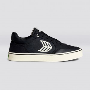 Cariuma Low Top Suede The Vallely Damske Čierne | 64517-XFWS