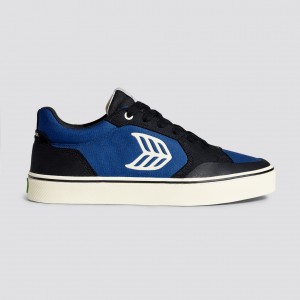 Cariuma Low Top Suede The Vallely Damske Modre | 84152-JTZC
