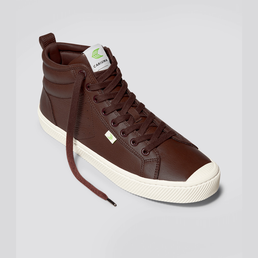 Cariuma High Top Premium Leather OCA HIGH Damske Hnede | 27805-VKNP